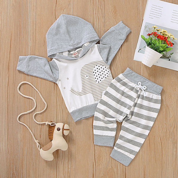 Babar Hoodie 2 Piece Set