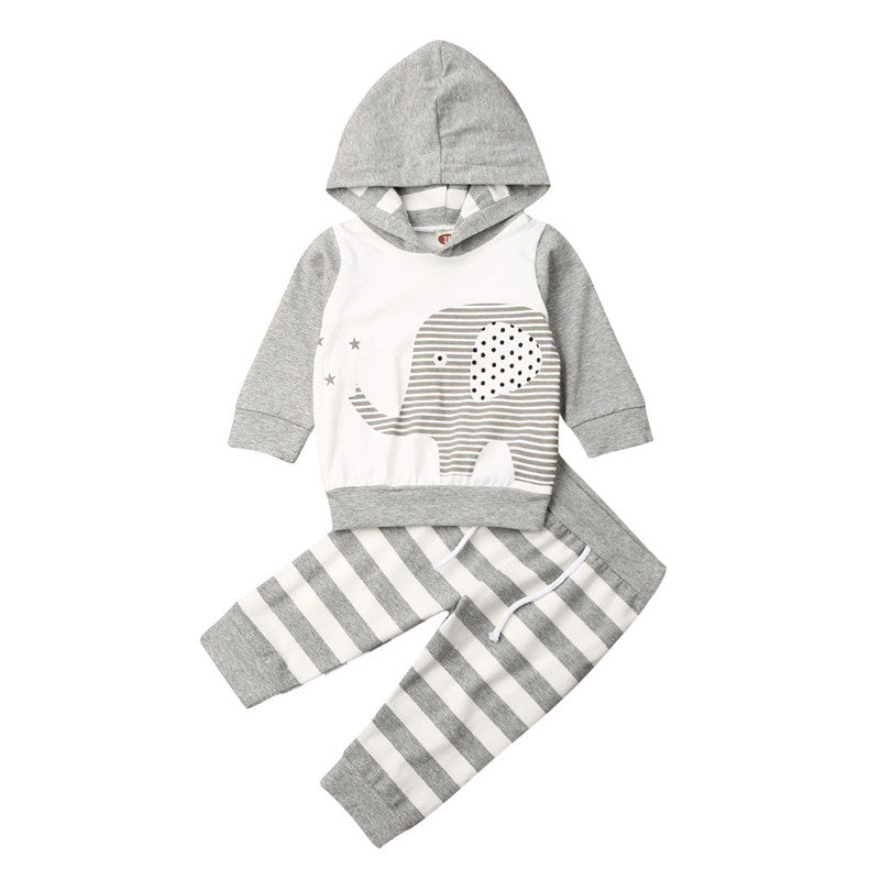 Babar Hoodie 2 Piece Set