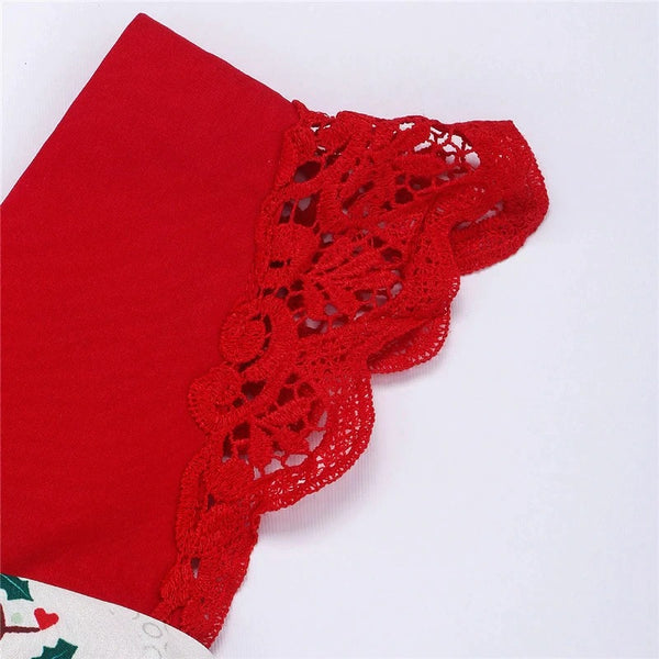 Classic Christmas Playsuit & Bow