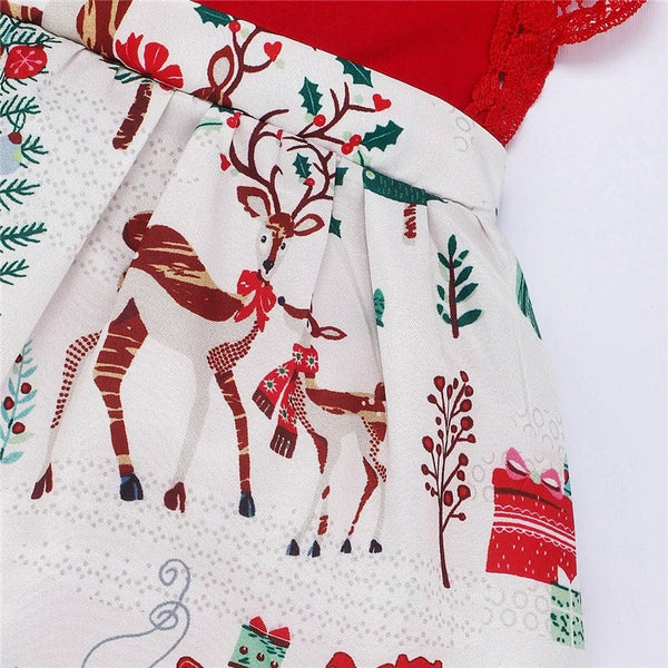 Classic Christmas Playsuit & Bow