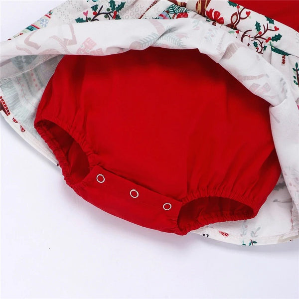 Classic Christmas Playsuit & Bow